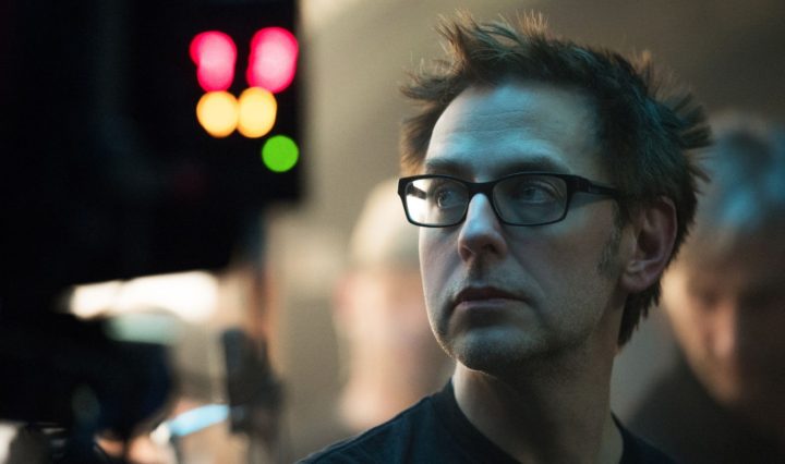 James Gunn nas filmagens de 'Guardiões da Galáxia' (Foto: Divulgação / Disney).