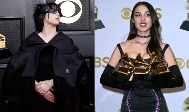 Grammy-Awards-2022-Billie-Eilish-faz-performance-usando-camiseta-em-homenagem-a-Taylor-Hawkins-do-Foo-Fighters